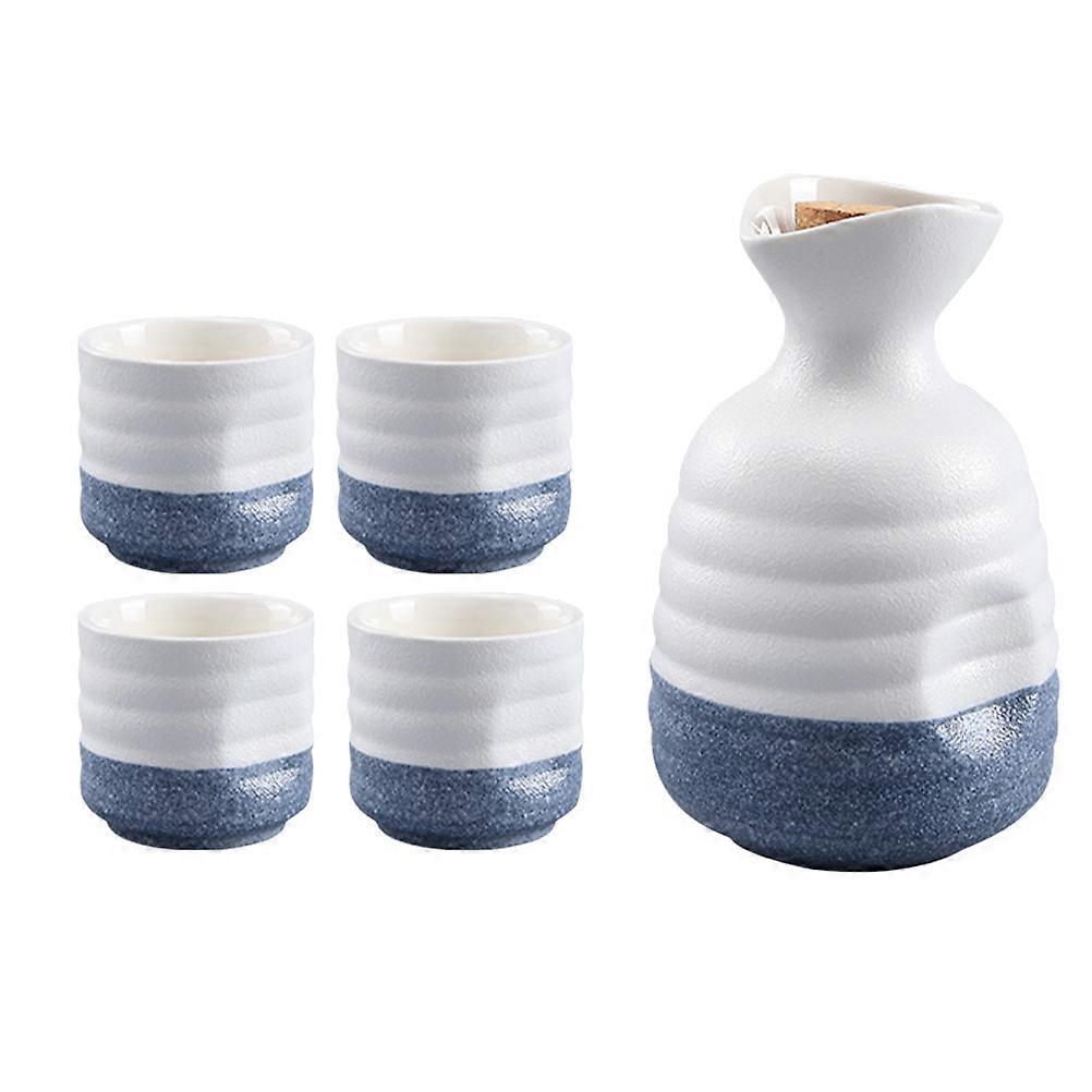 Cup Porcelain Set for Serving Comes with 1 and 4 Cups