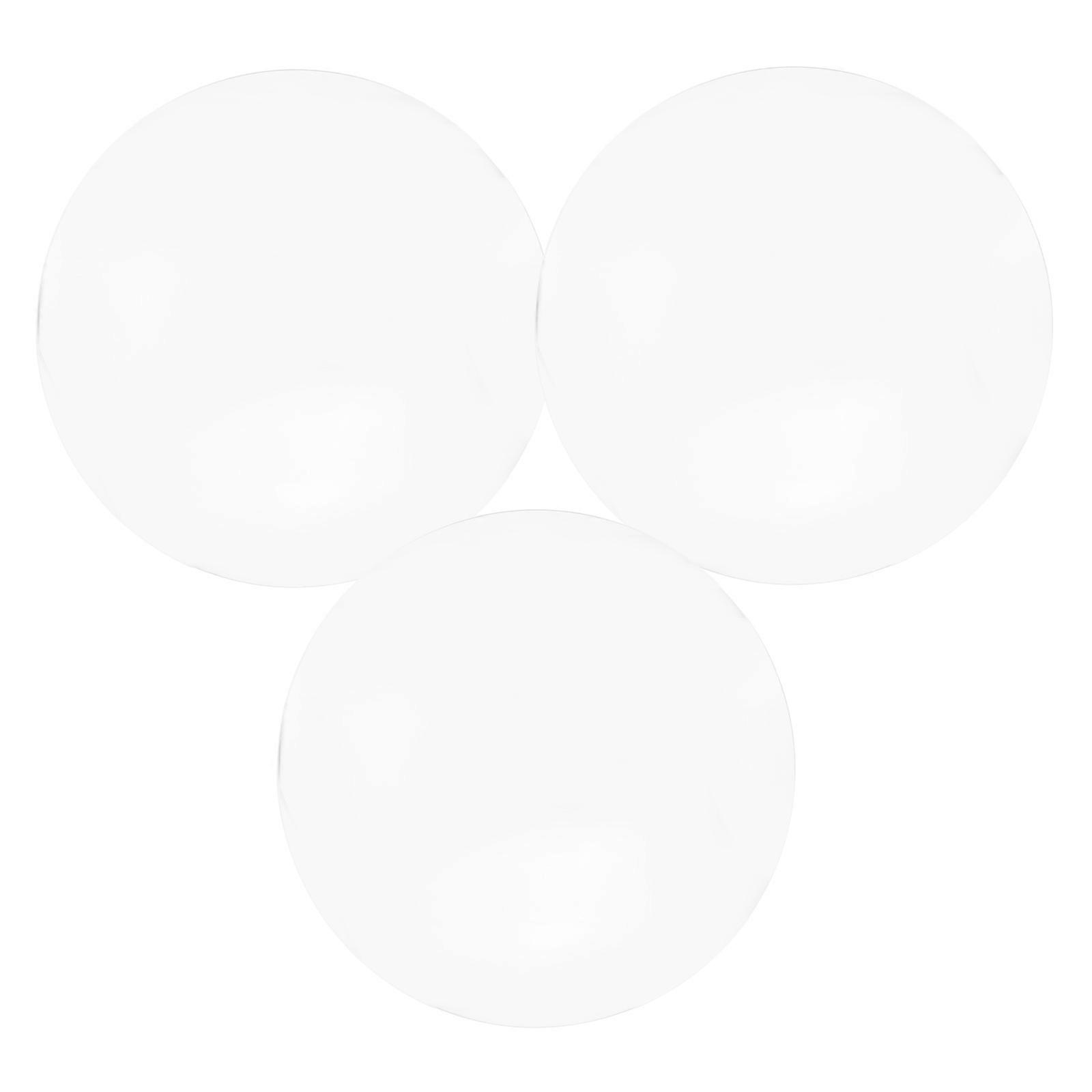 Wedding Table Centerpiece Mirror Trays Acrylic Round 3Pcs Silver