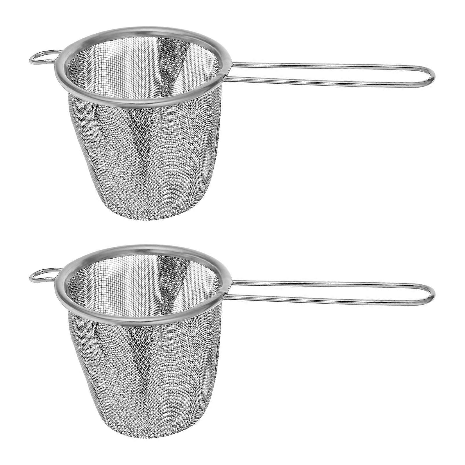 Tea Strainer Stainless Filter for Home 2Pcs