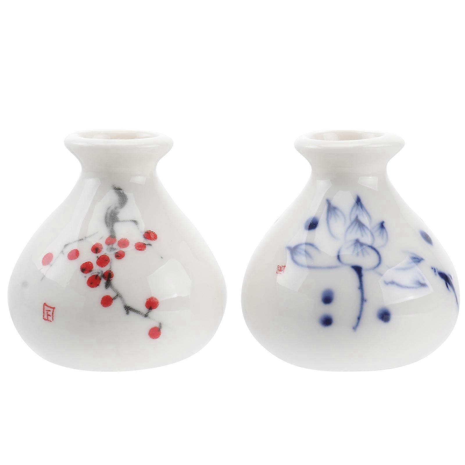 Creative Vase Decoration Ceramic Vase for Home Use 2Pcs