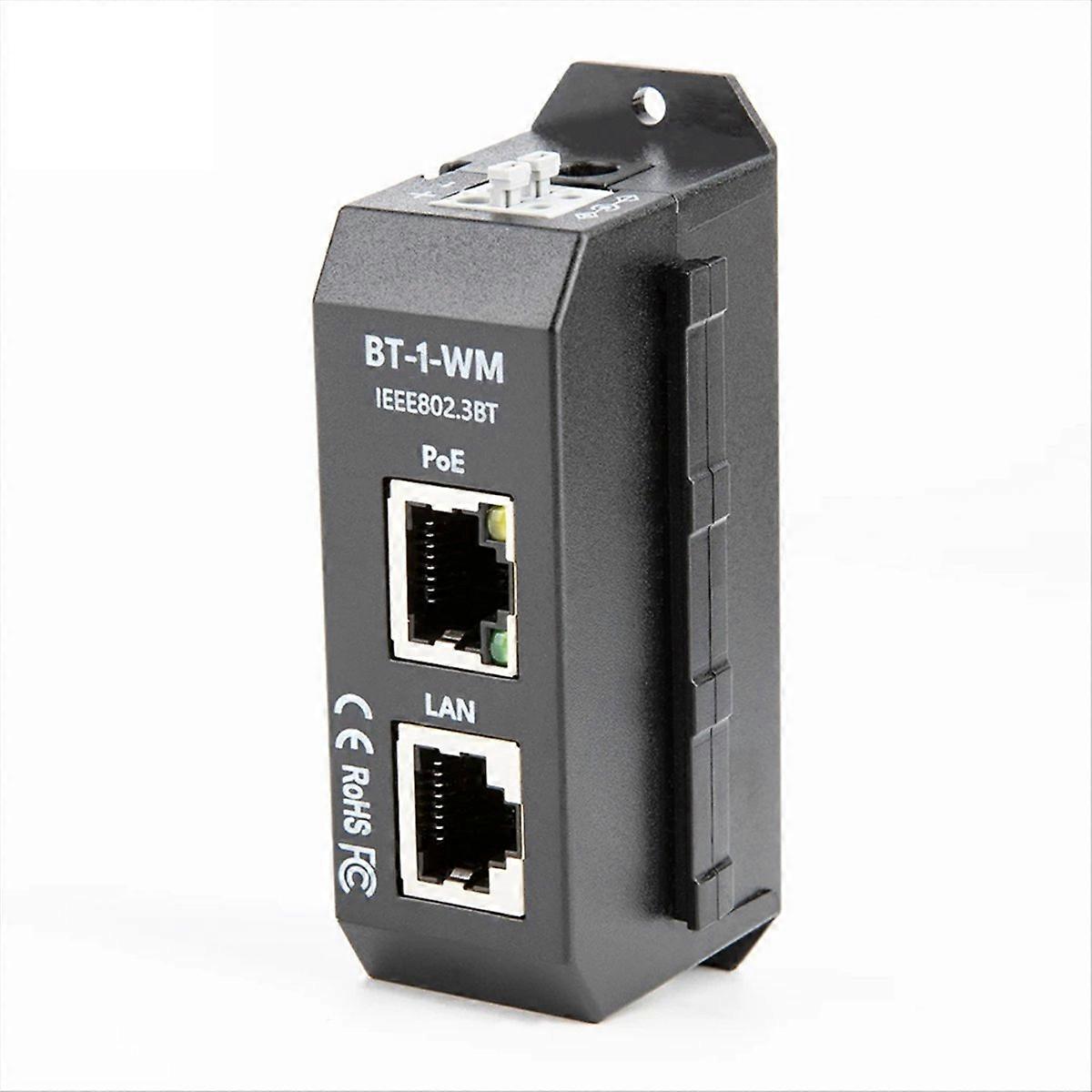  DIN Rail Single Port 2.5 Gigabit PoE Injector