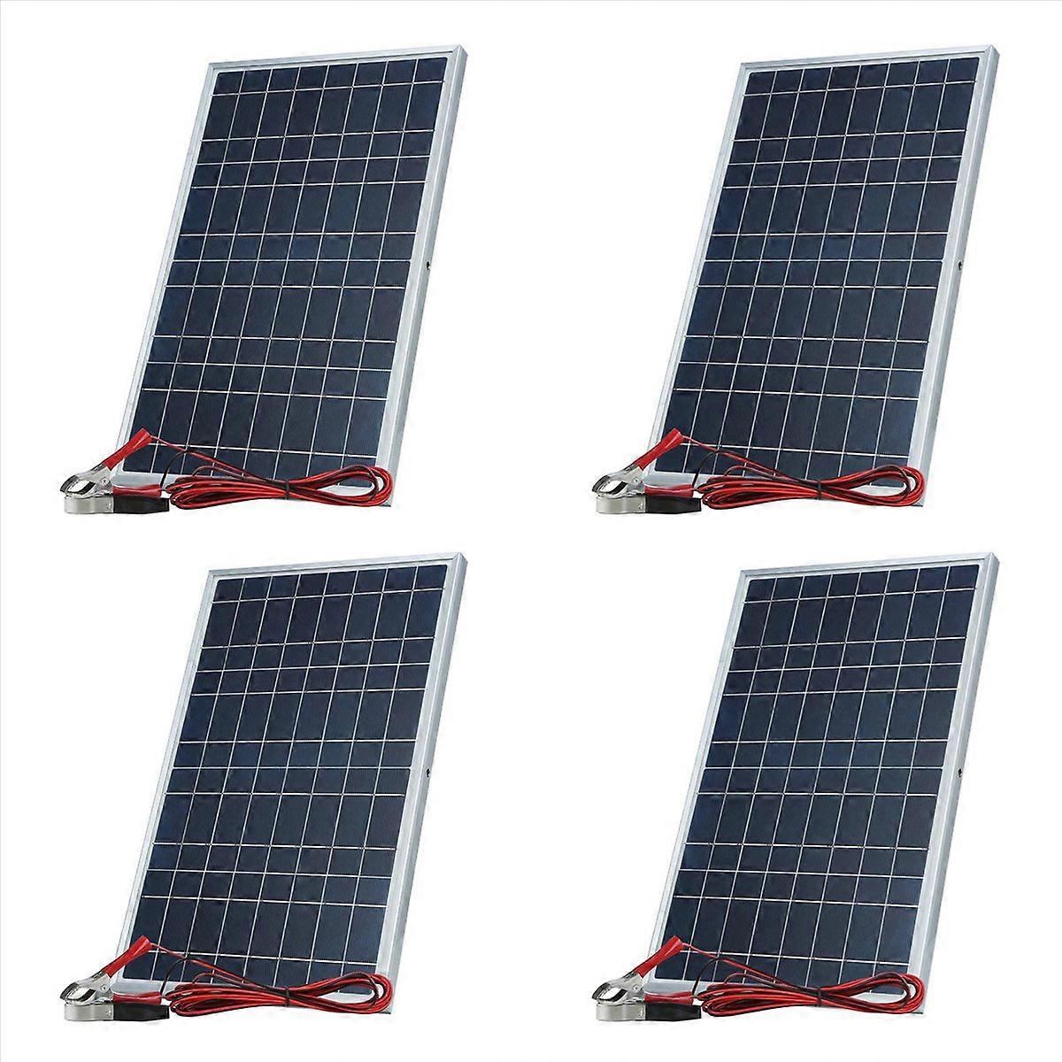 12V Solar Panel Kit Complete 30W Power Solar Cell Generator for Home