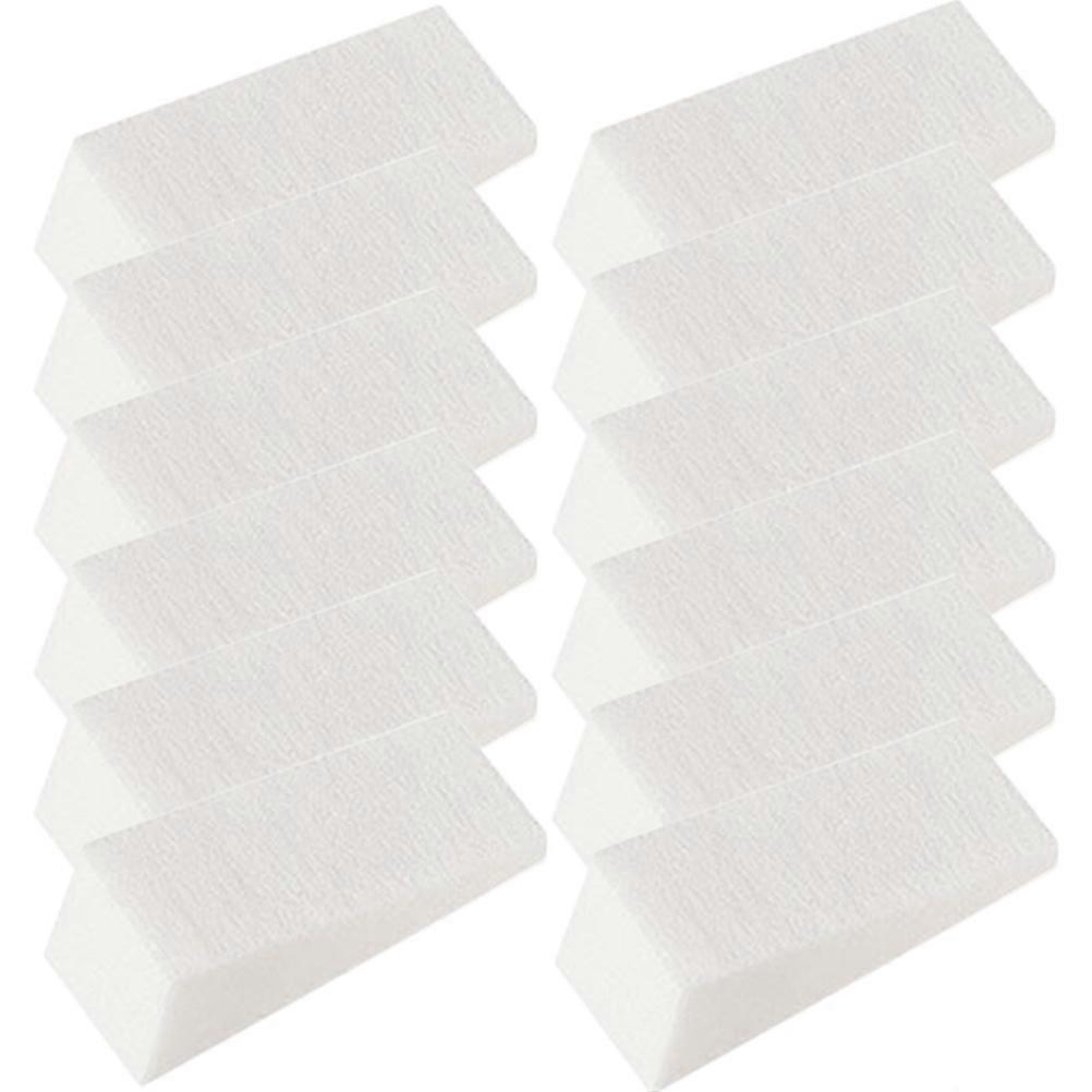 White Triangle Sponge Nail Stamper for Manicure 30Pcs Nail Art Tools