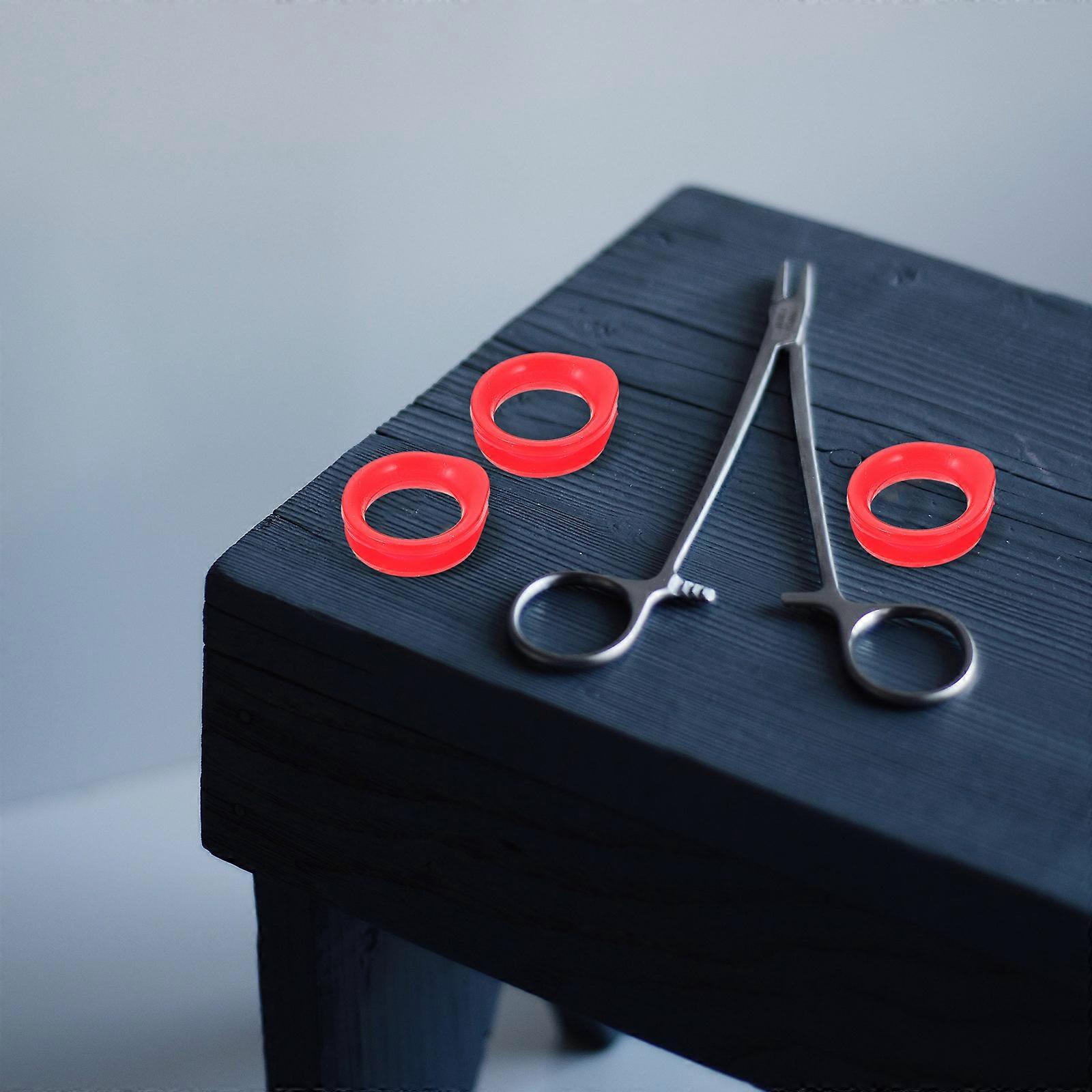 Scissors Accessories with Silicone Finger Rings for Shearing 4Pcs Set