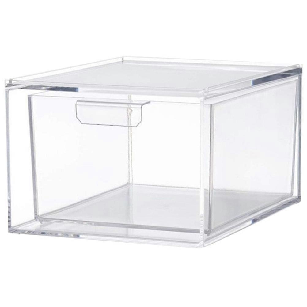 Clear Plastic Drawer Stackable Storage Drawer for Organizing Jewelry