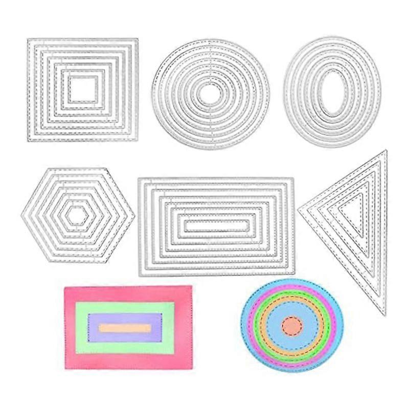 Cutting Die Stencils,Different Shape Die Cut Polygon Embossing Tools