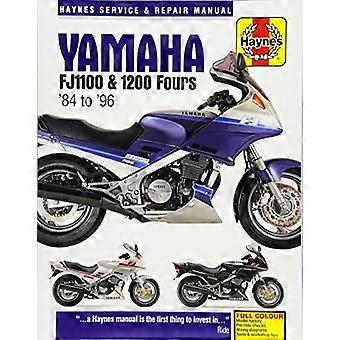 Yamaha FJ1100 & 1200 Fours motorcykel Reparationsmanual: 84-96 (Haynes Service & reparationshandbok)