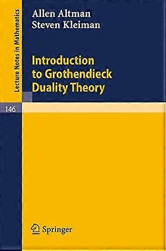 Úvod do Grothendieck duality Theory