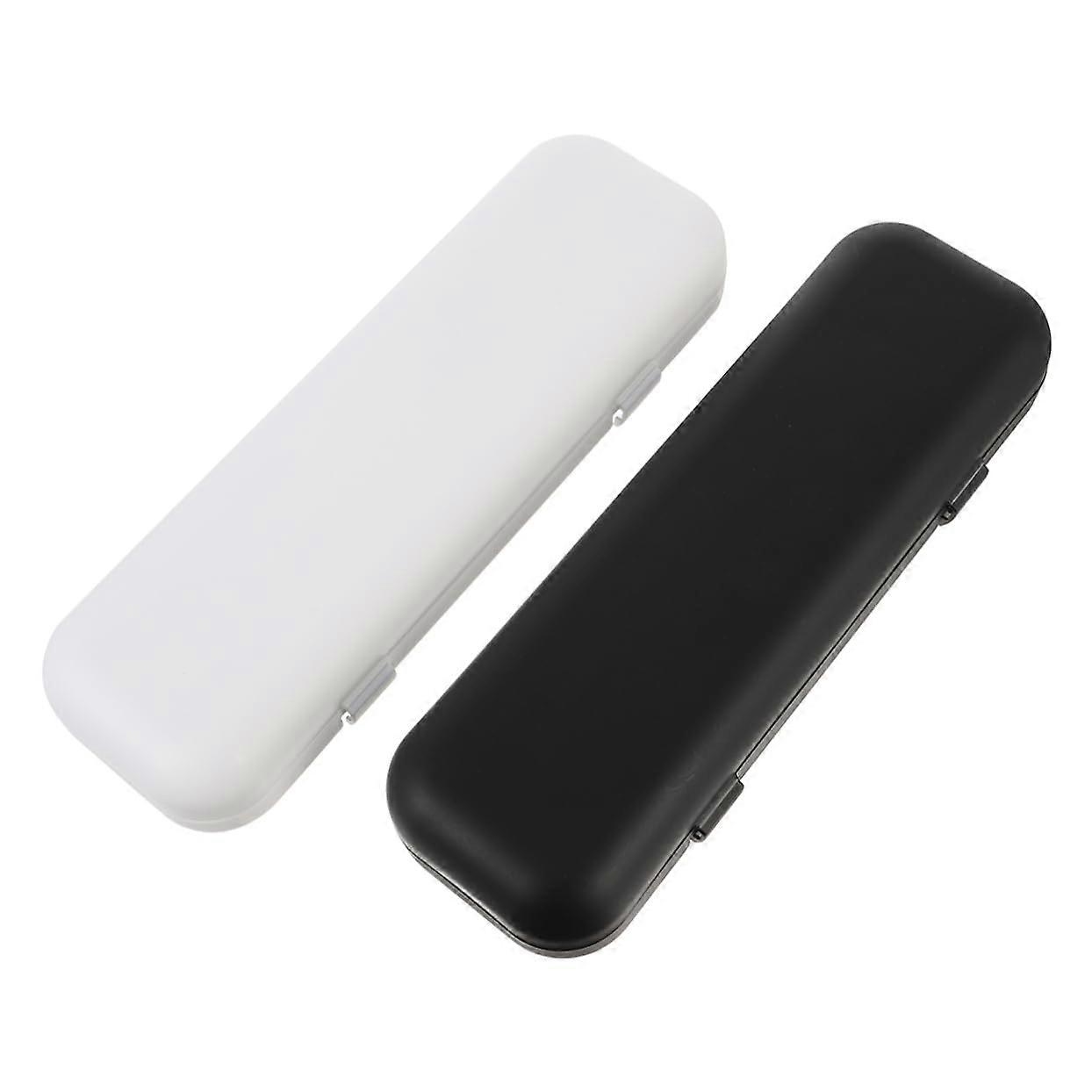Electric Toothbrush Travel Case and Holder, Protective Hard Shell, Compact Size, 2 Pack