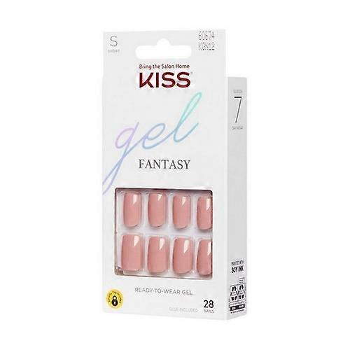 KISS Products Gel Fantasy Nails Colours Ribbons, 28 Count