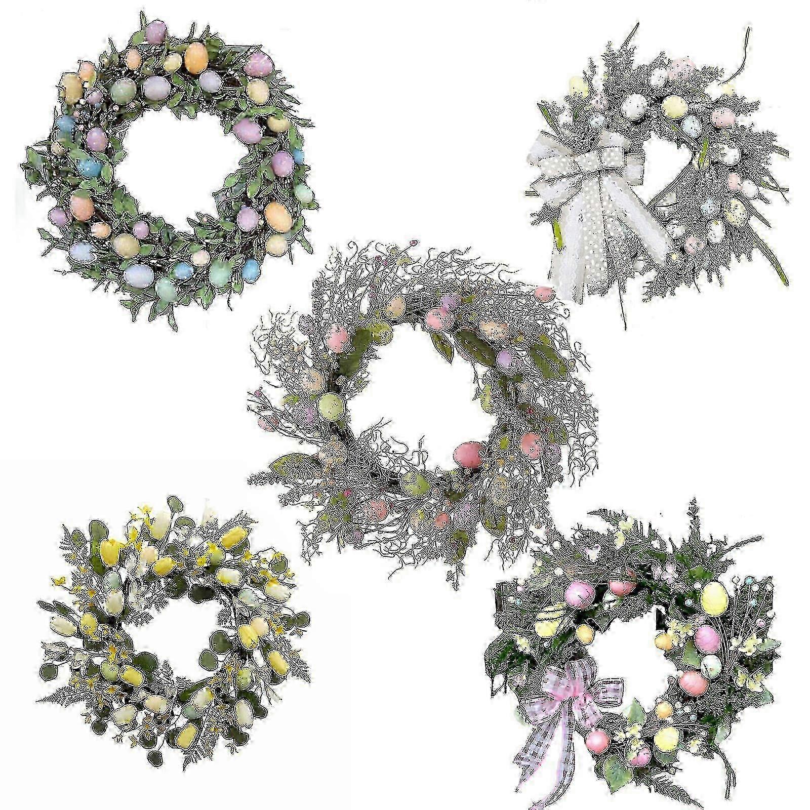 Easter Colorful Berry Wreath Artificial Easter Wreath Easter Egg Wreath Easter Celebration