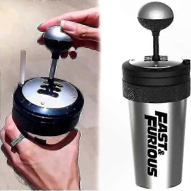 Speedy Shift Cup with Straw for Quick Overtaking Fun