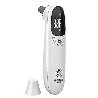 White,Pet Dog Cat Ear Thermometer Animal Thermometers for Cats Animal Measuring Non-Contact Electron