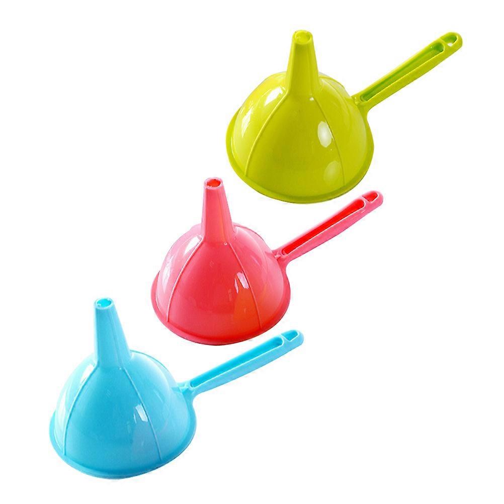 Plastic Funnel Multipurpose Kitchen Funnel for Transferring Liquid 3Pcs Set