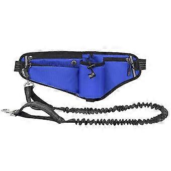 Hands Free Dog Leash Waist Pack  Water Resistant  Night Reflective  Large Capacity compatible with Outdoor Dog Walking