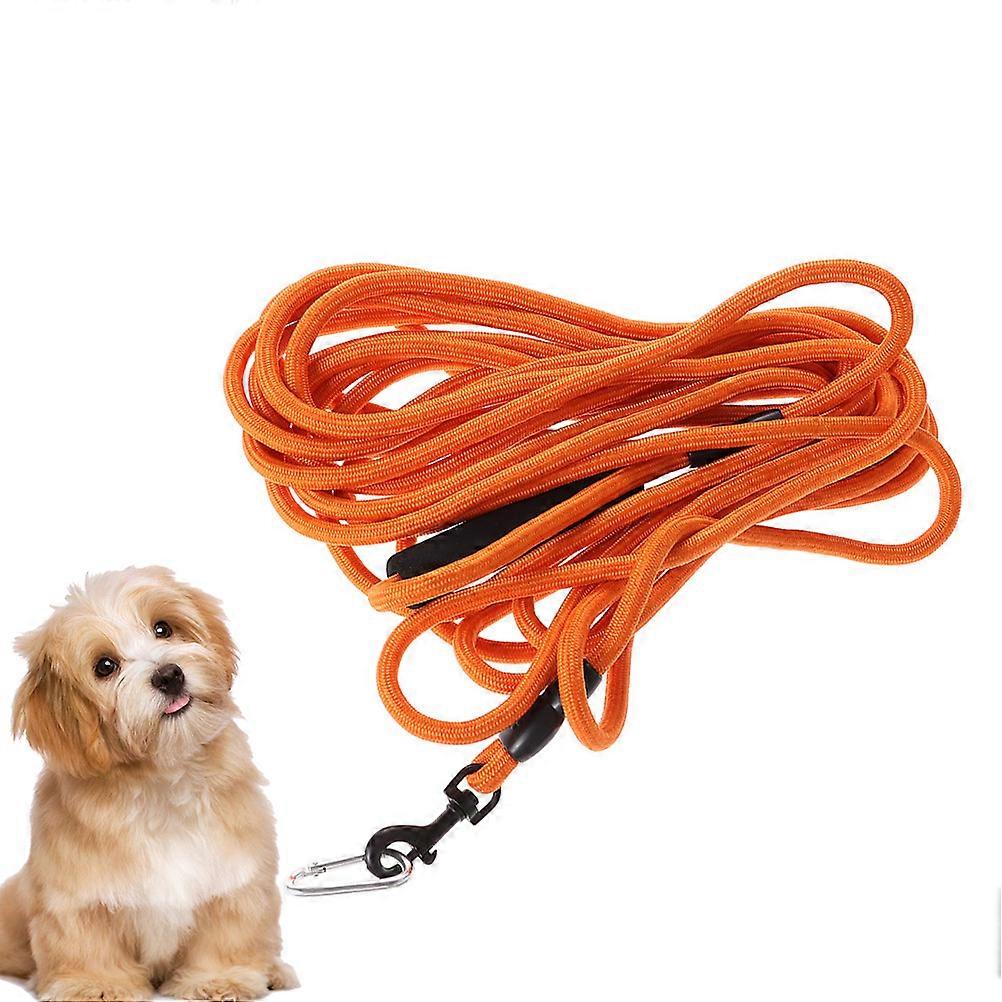 Pet Traction Strap Outdoor Pulling Rope for Training 3Pcs Orange Set
