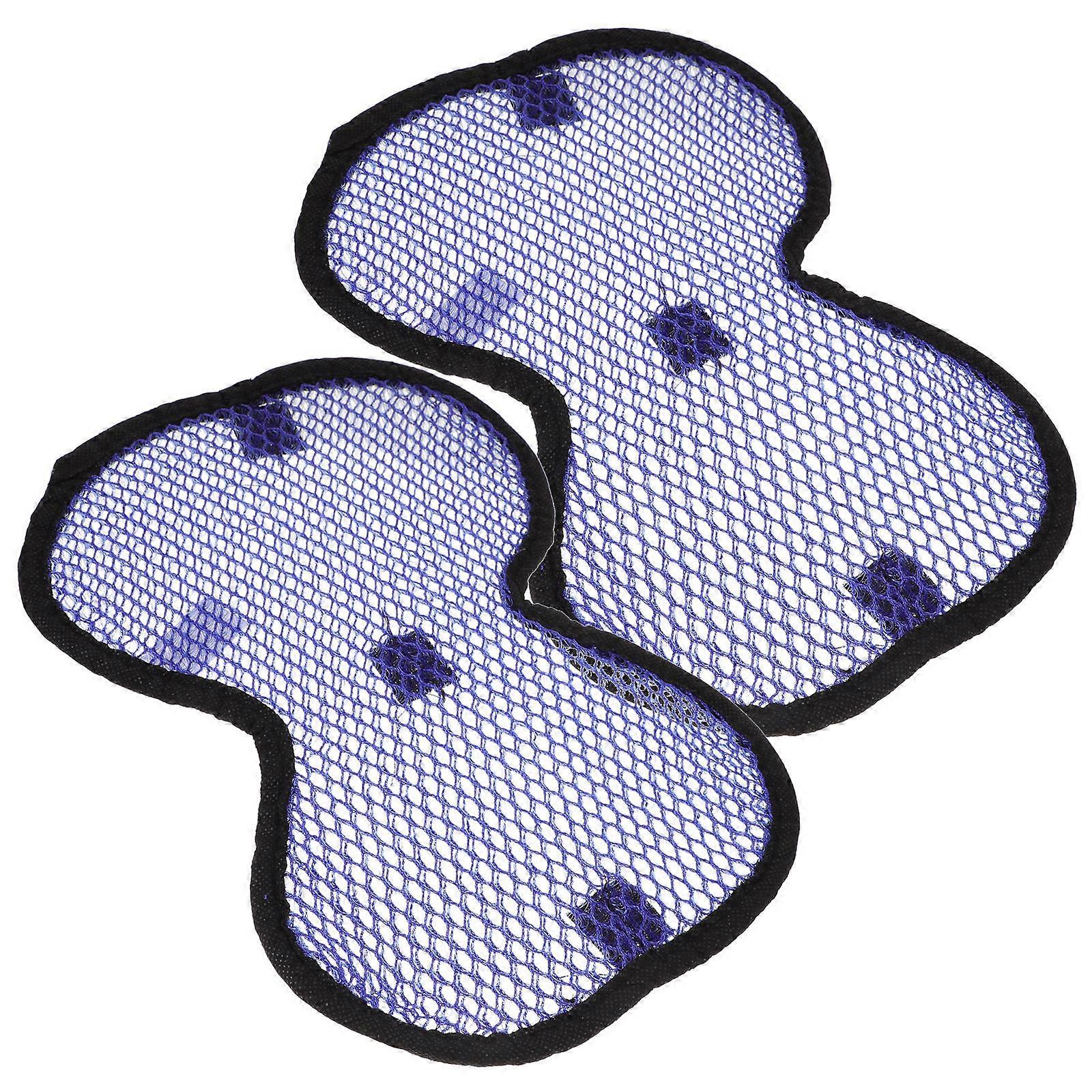 Blue Protective Pad Padding for Breathable Use 2Pcs Set