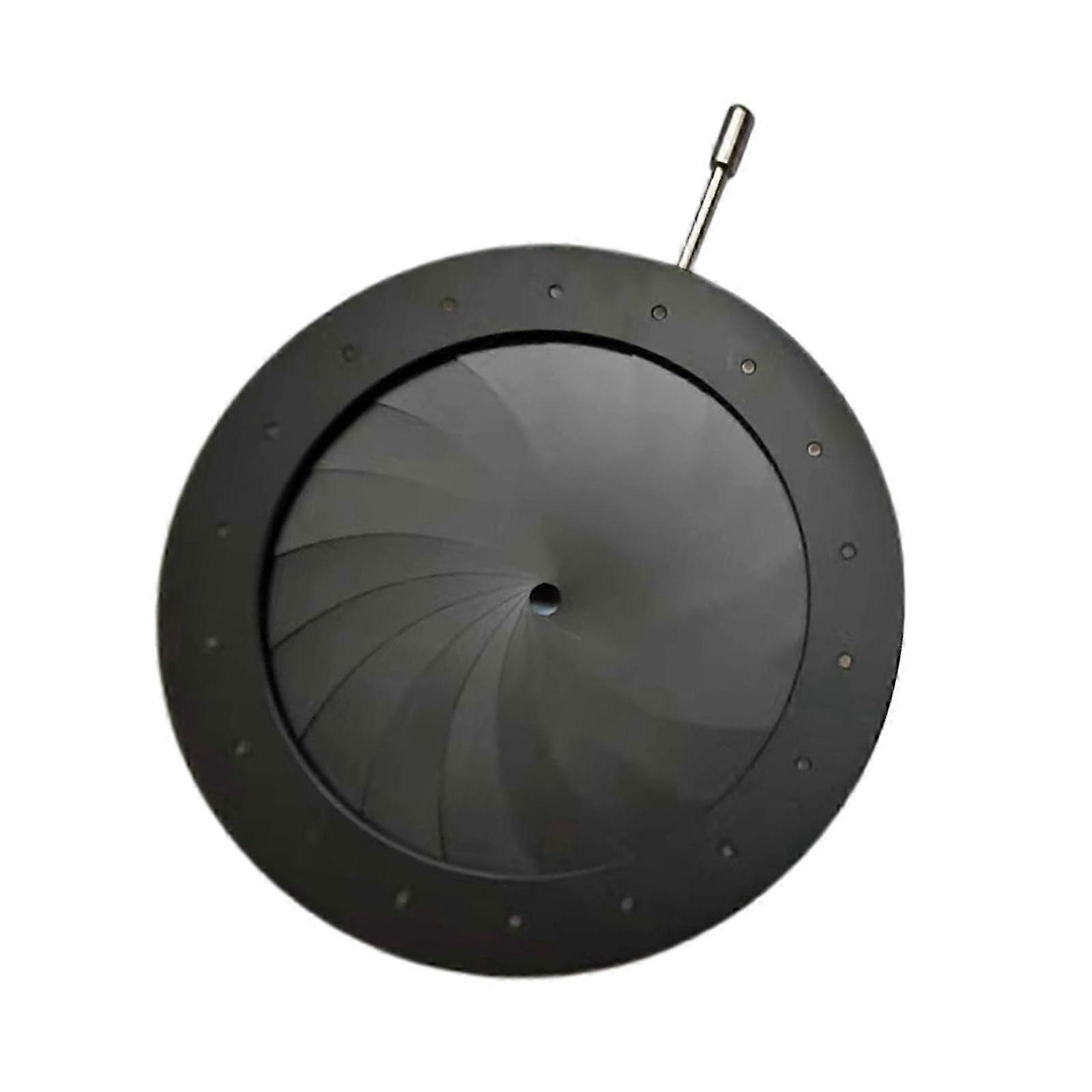 Mechanical Iris Aperture Diaphragm 1-12mm Adjustable Microscope Adapter for