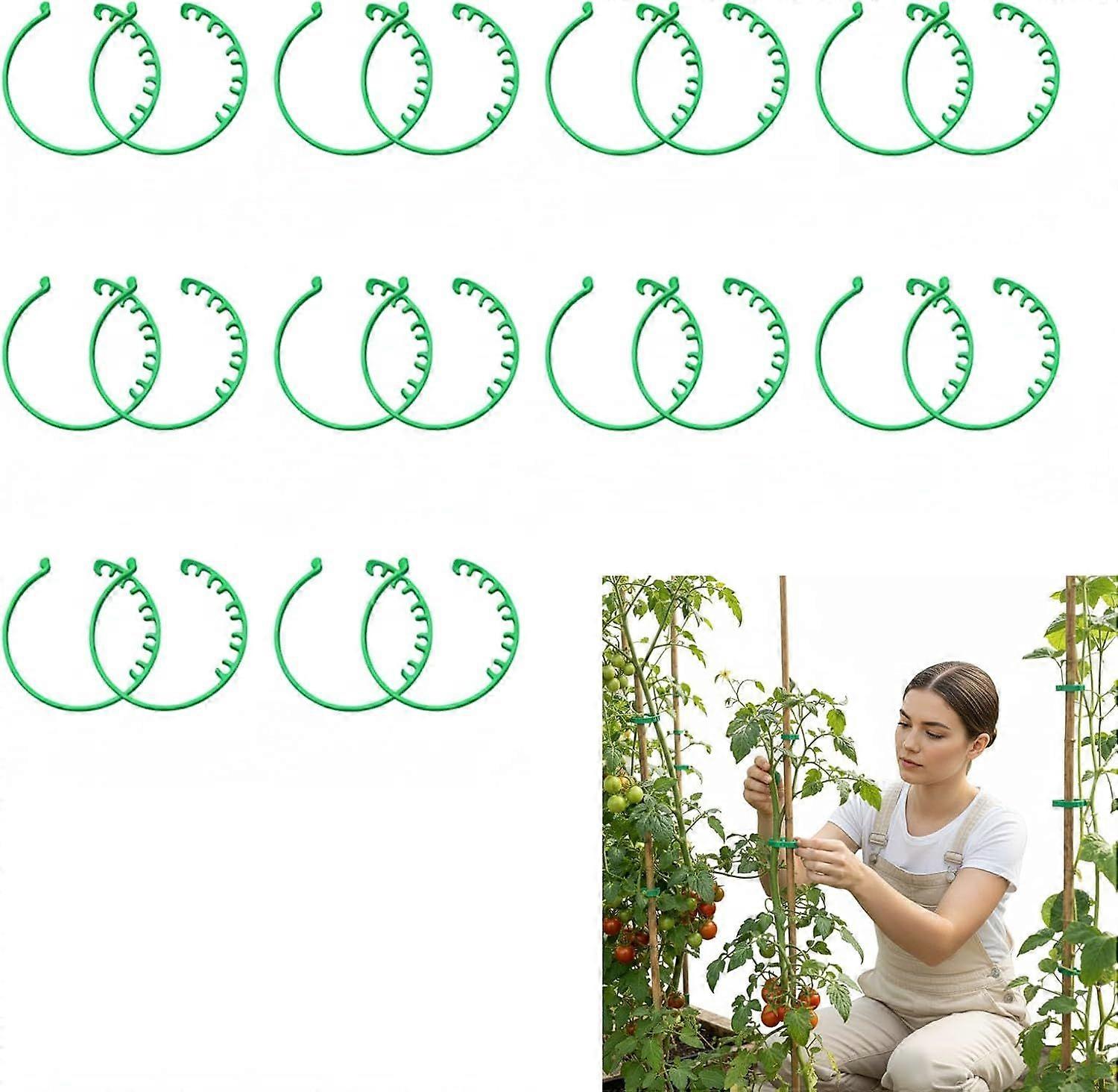 Adjustable Plant Support Clips (20/40/60 Pack)