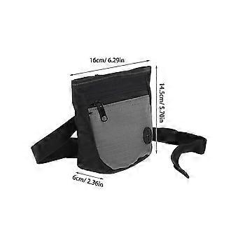 Dog Treat Bag: Dog Walking Snack Container With Adjustable Waist Belt - Magnetic Closure Snack Holder For Outdoor Pet Training