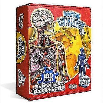 Human Anatomy Kids Floo 100-piece Puzzle-tfd