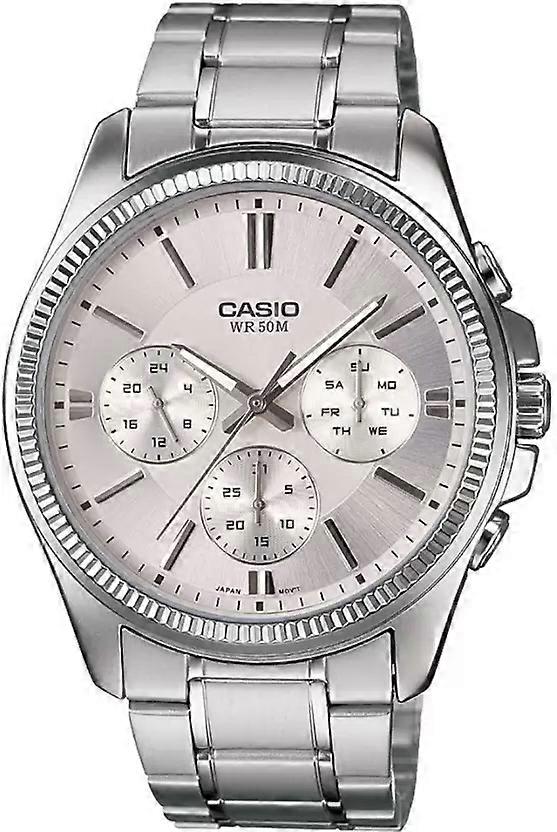 CASIO DAY DATE MULTIFUNCTION - SILVER