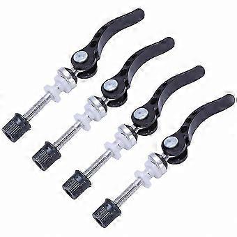 4 Pack Matte Black Road Cycling Seatpost Detent Clamps Lever Pins 6mm by 55mm