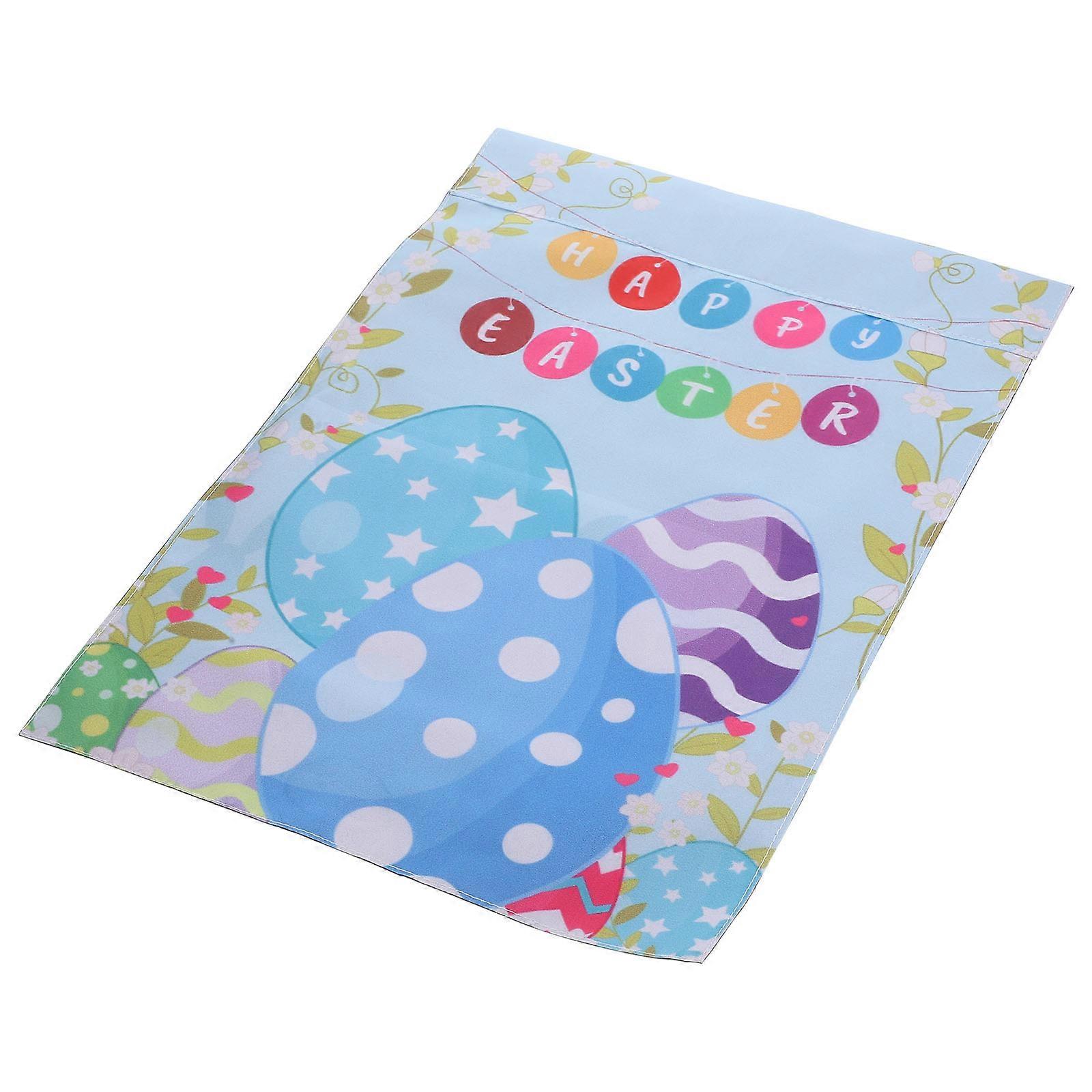 Happy Easter Garden Flag for Decor Assorted Color Durable Polyester Flag