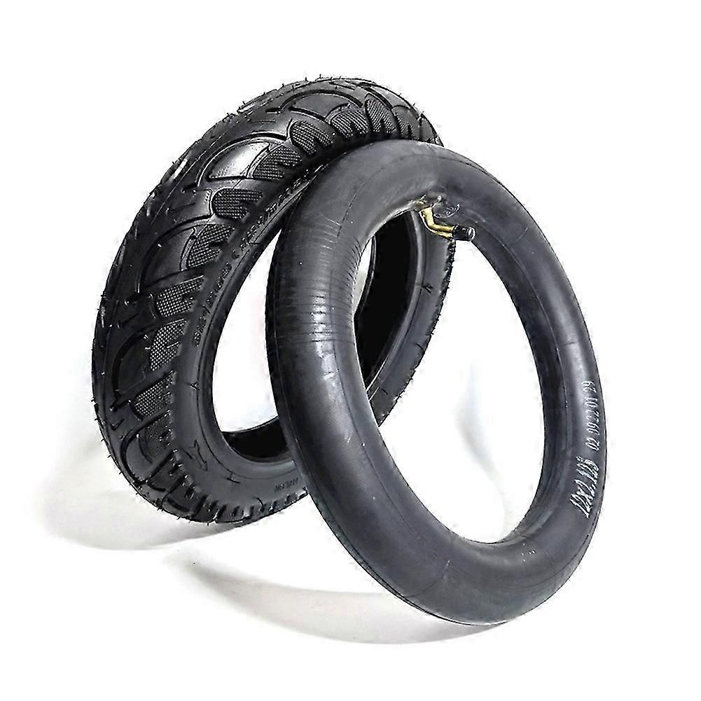 Pneu sólido de 12 polegadas (12 1/2 x 2 1/4 polegadas - 62-203) para bicicleta elétrica e scooter. Pneus sólidos para scooter elétrica. Pneu externo e interno.