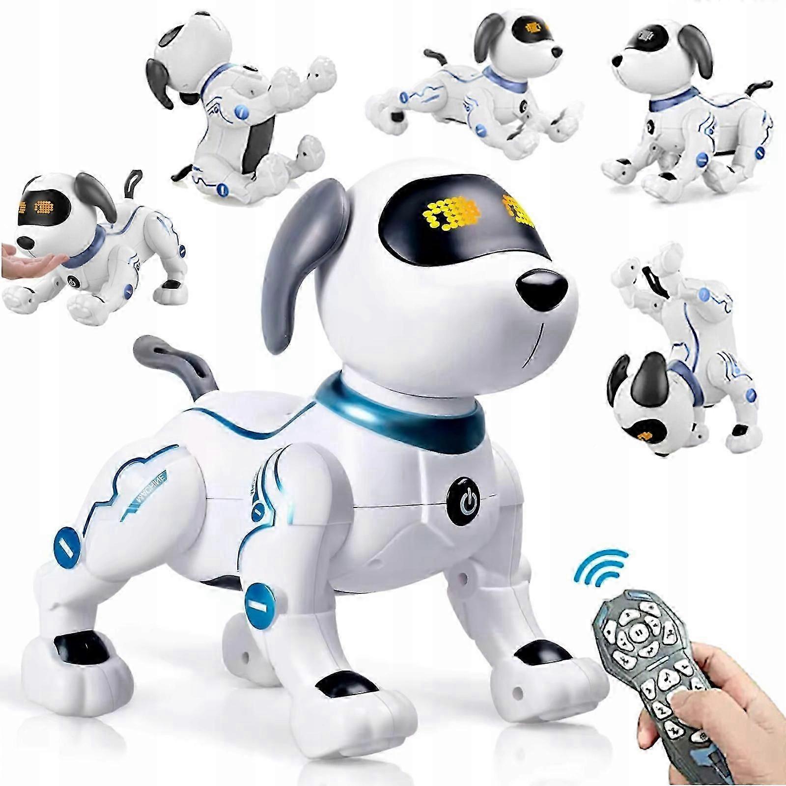 For Programming And Coding Kinderini Interactive Robo Dog Remote Controlled Touch Voice
