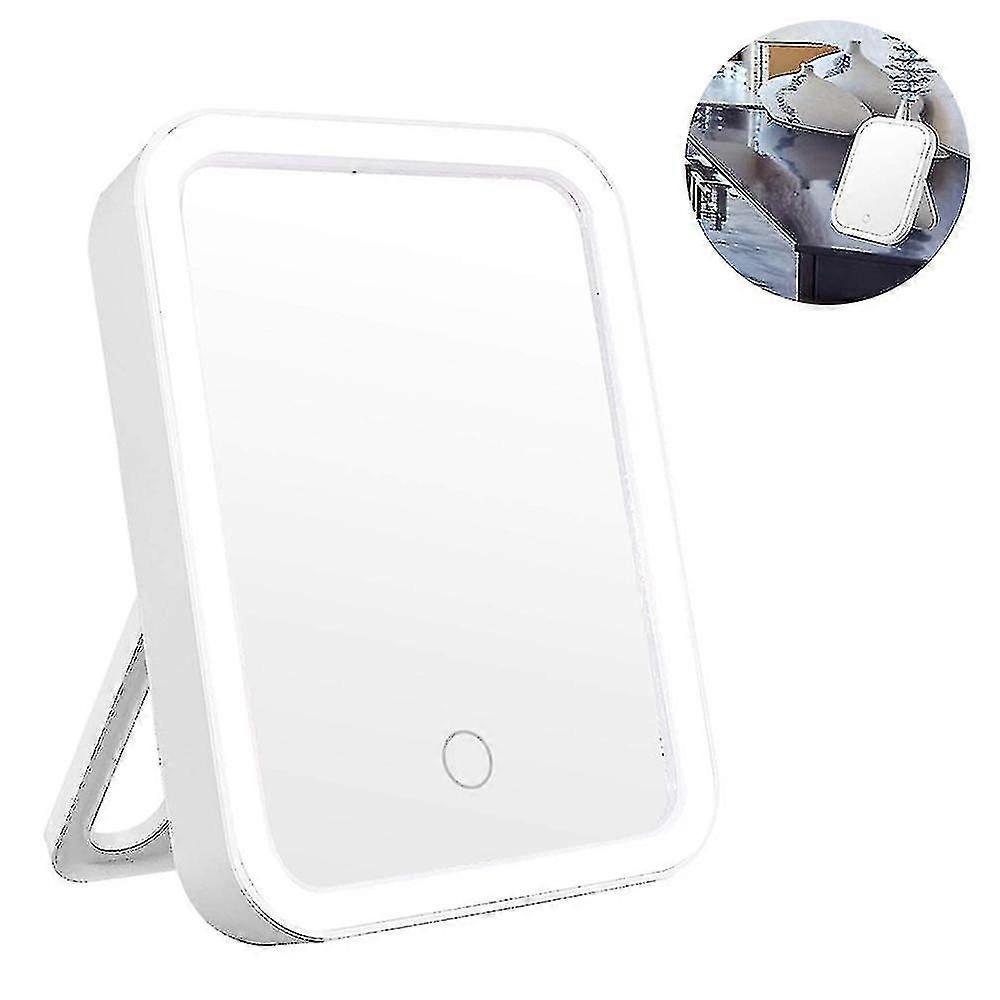 Portable Led Makeup Mirror With 3 Adjustable Light Settings