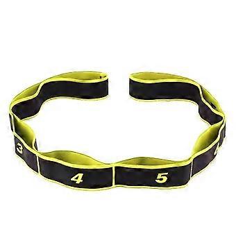 Adult High Elasticity Yoga Stretch Resistance Bands Multi-Segment Belt Yoga Assisted Stretching Belt Yoga Fitness Supply
