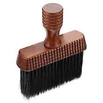 Black Wood Handle Broken Hair Brush for Hair Cutting