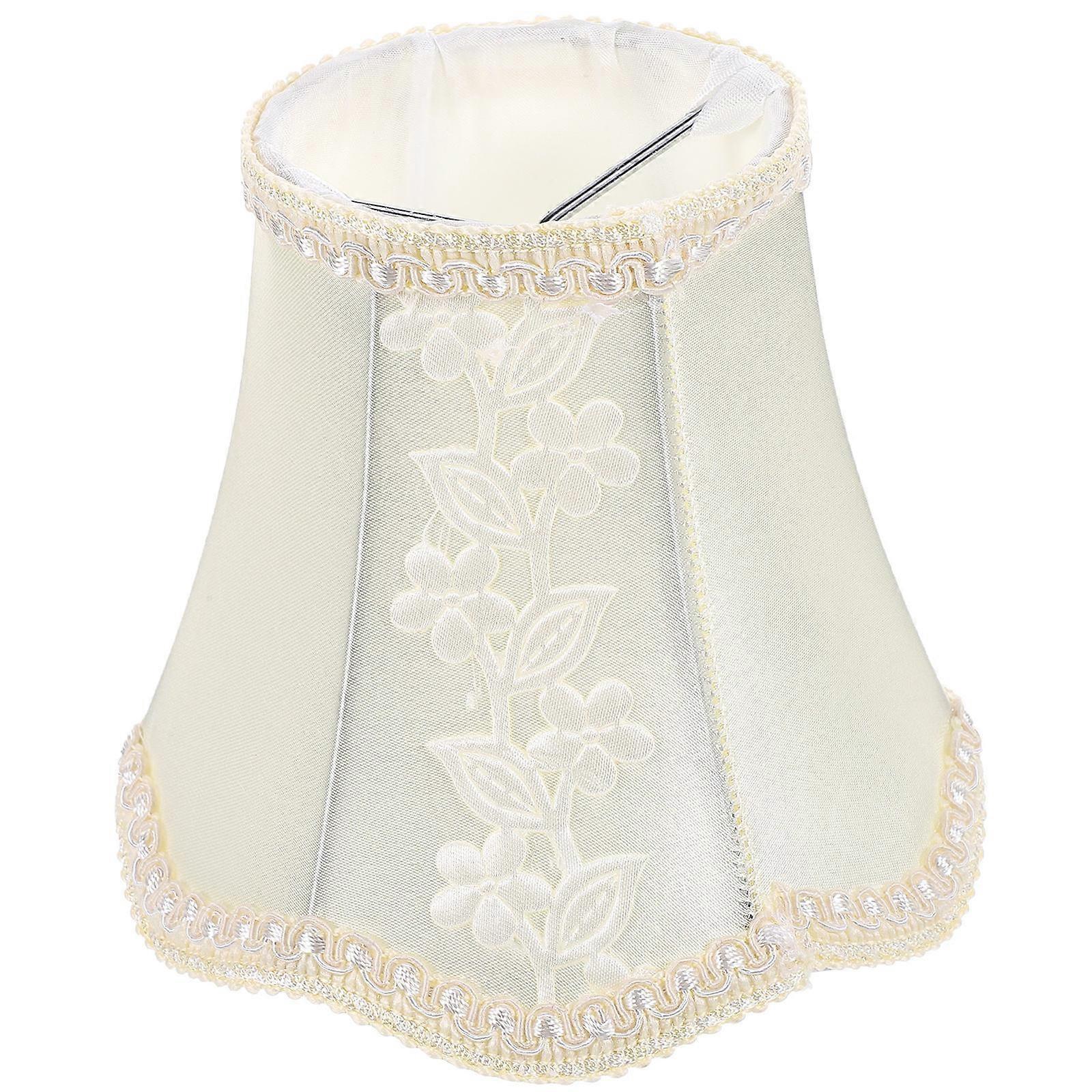 1Pc Cloth Ceiling Light Shade Simple Wave Bottom Lampshade Home Light Accessory