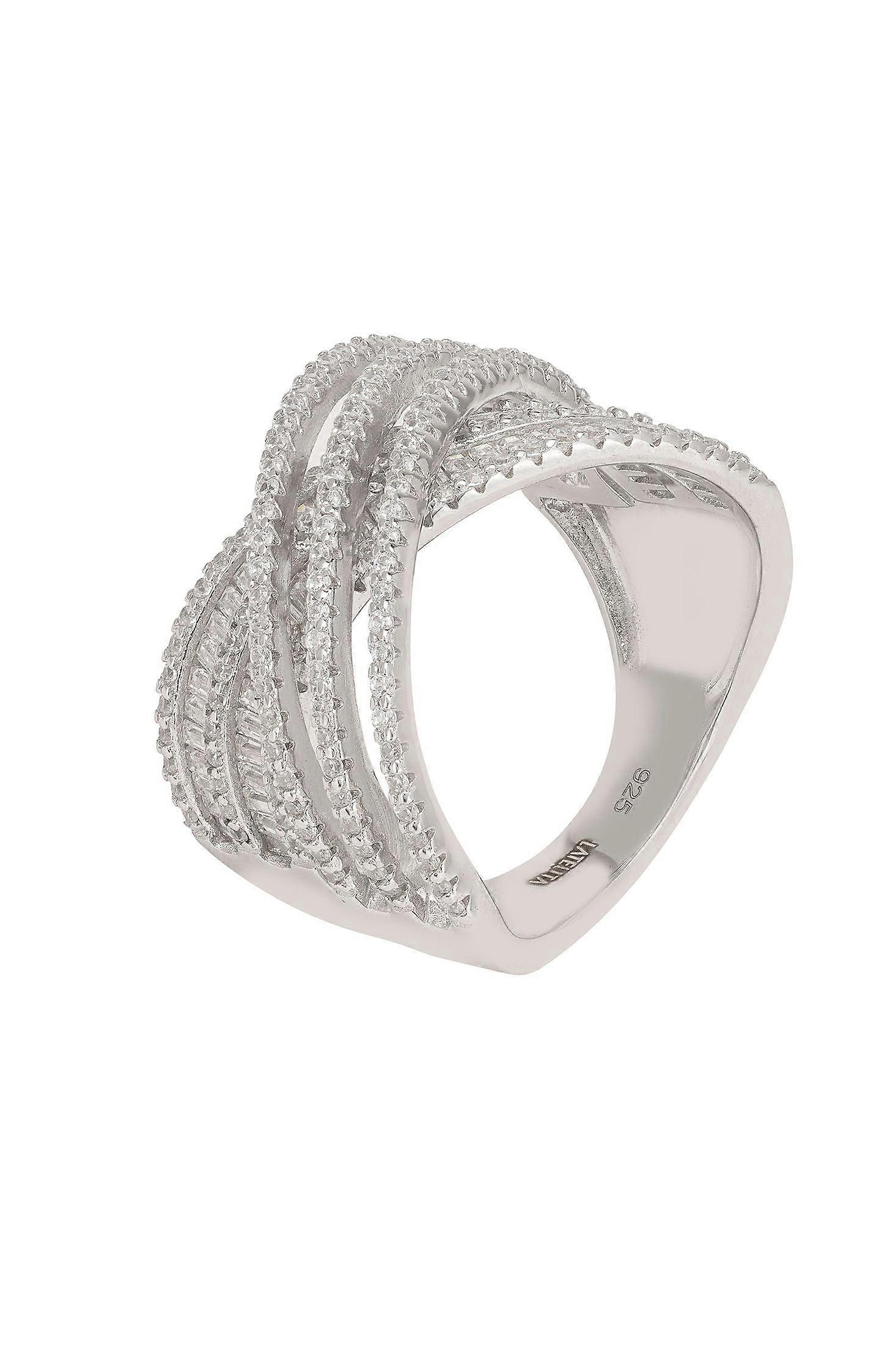 Forever Entwined Cocktail Ring Silver