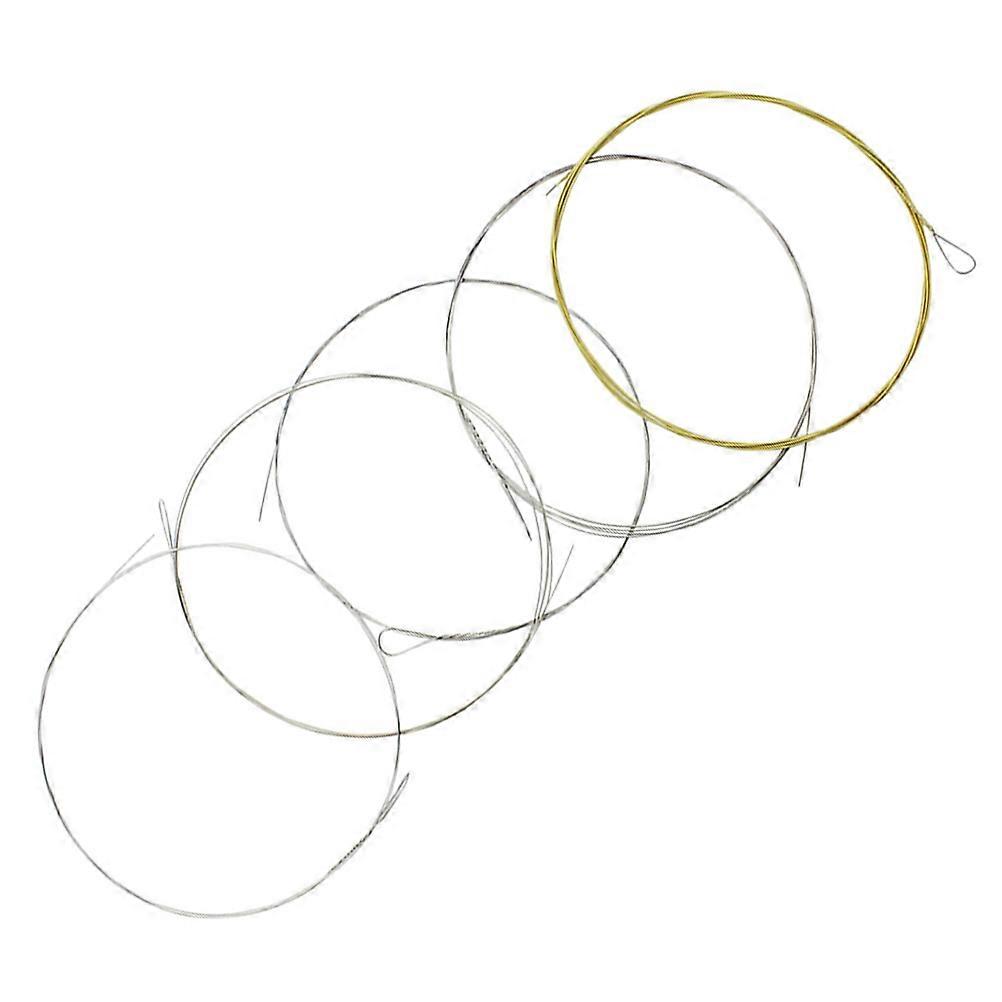 Banjo Strings Coating Optical Strings Replacement 5Pcs Set for Banjo