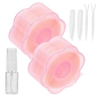 Invisible Eyelid Tape for Make Up with Lace Material Assorted Color 1 Set