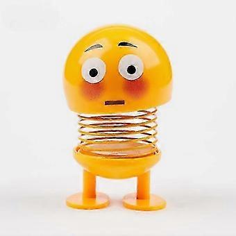 Cartoon Design Bobblehead for Car Dashboard, Funny Decorative Figure for Home and Desk Use