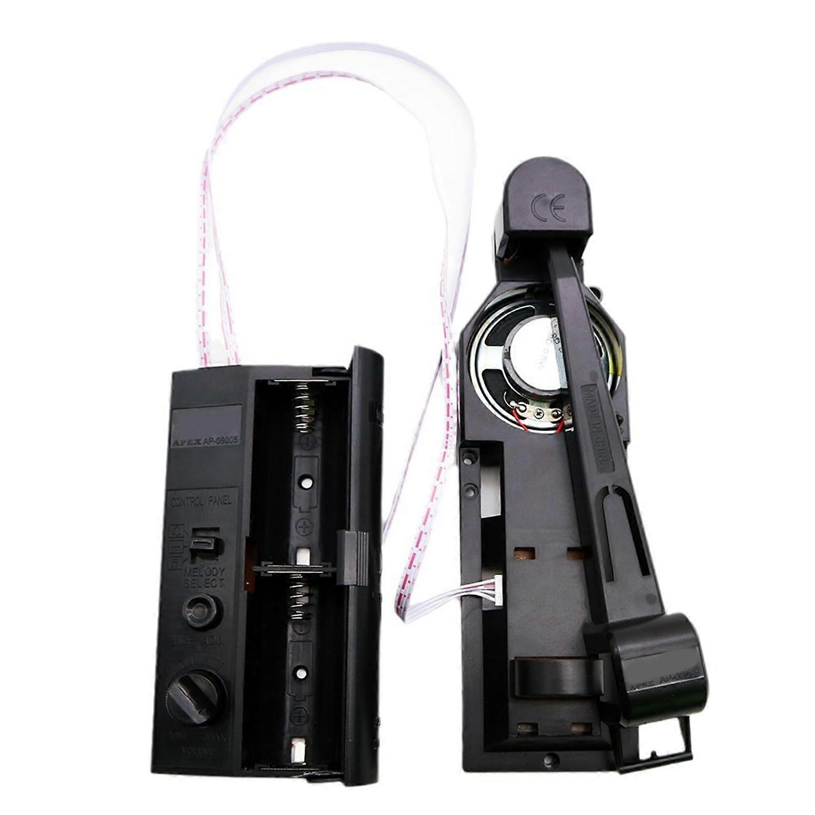 Battery Operated Pendulum Clock Movement Replacement Kit with Selectable Chime Melody and Quartz Timing