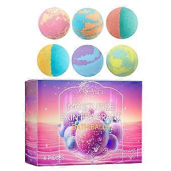 Bath Bombs for Women Present Set Hand-made Bubble Bathbombs for SPA Relaxing Xmas Present for Friends Family