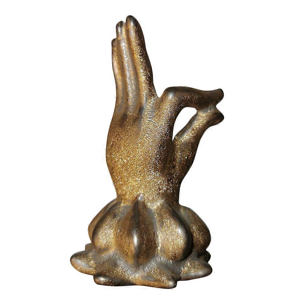 Ceramic Buddha's-Hand Rack for Incense Holding Practical Incense Holder