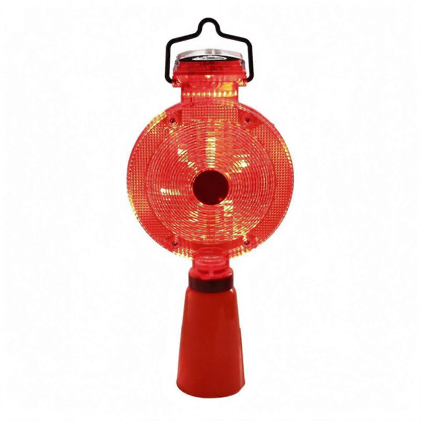 Solar Traffic Warning Light Waterproof Solar Warning Light Dustproof for