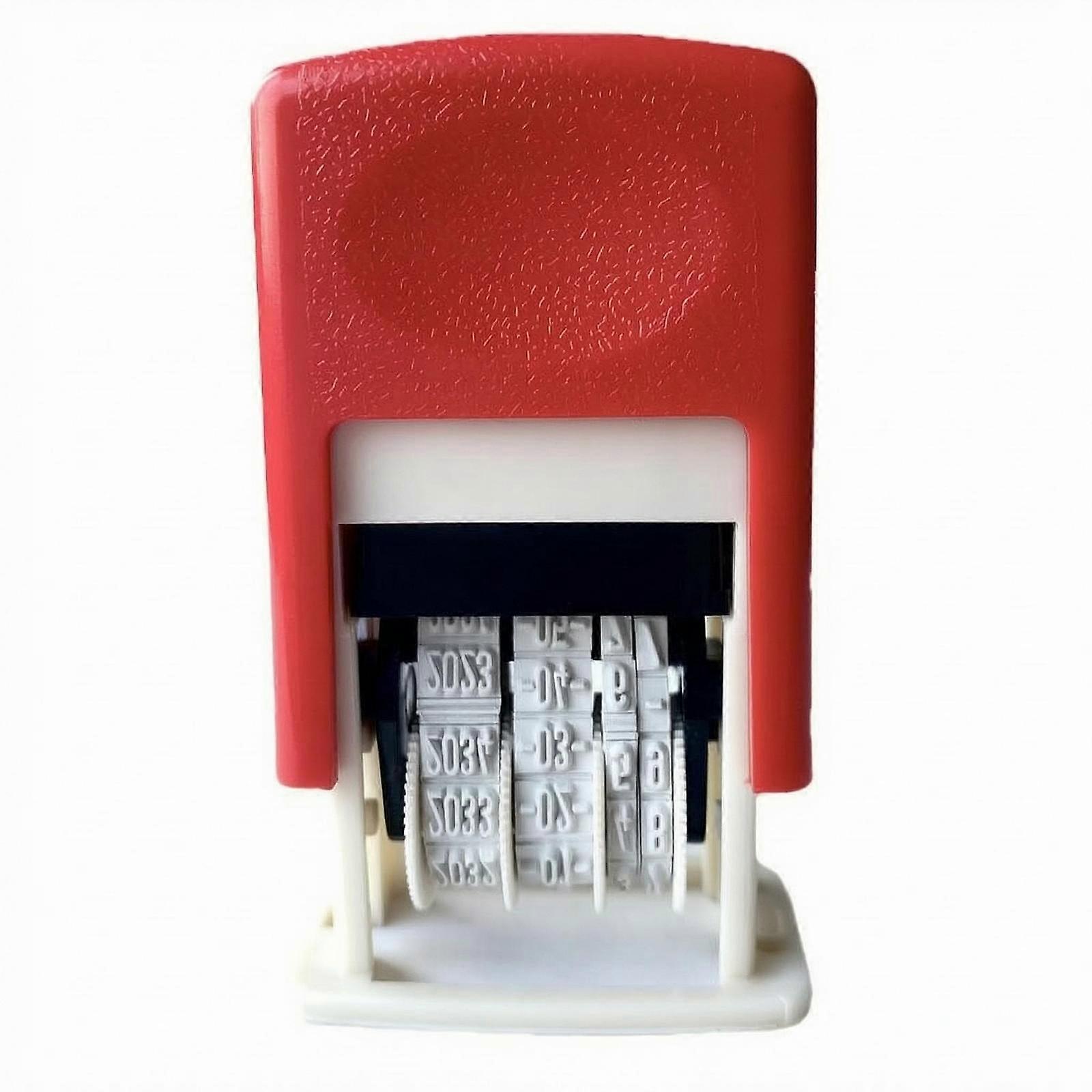 Self-Inking Date Stamp Rotating Wheels Rolling Date Stamp Mechanical Dial