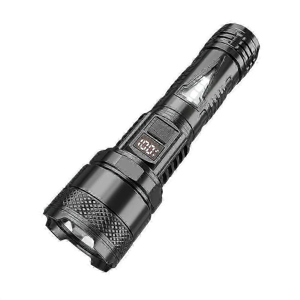Handheld Super Bright Zoom Tactical Flashlight Versatility With A COB Side