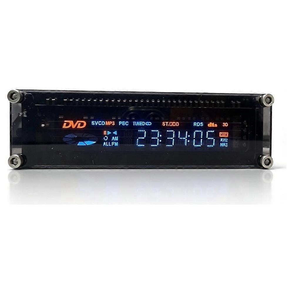 VFD Digital Clock with Vacuum ScreenCyberpunk Desktop Decoration