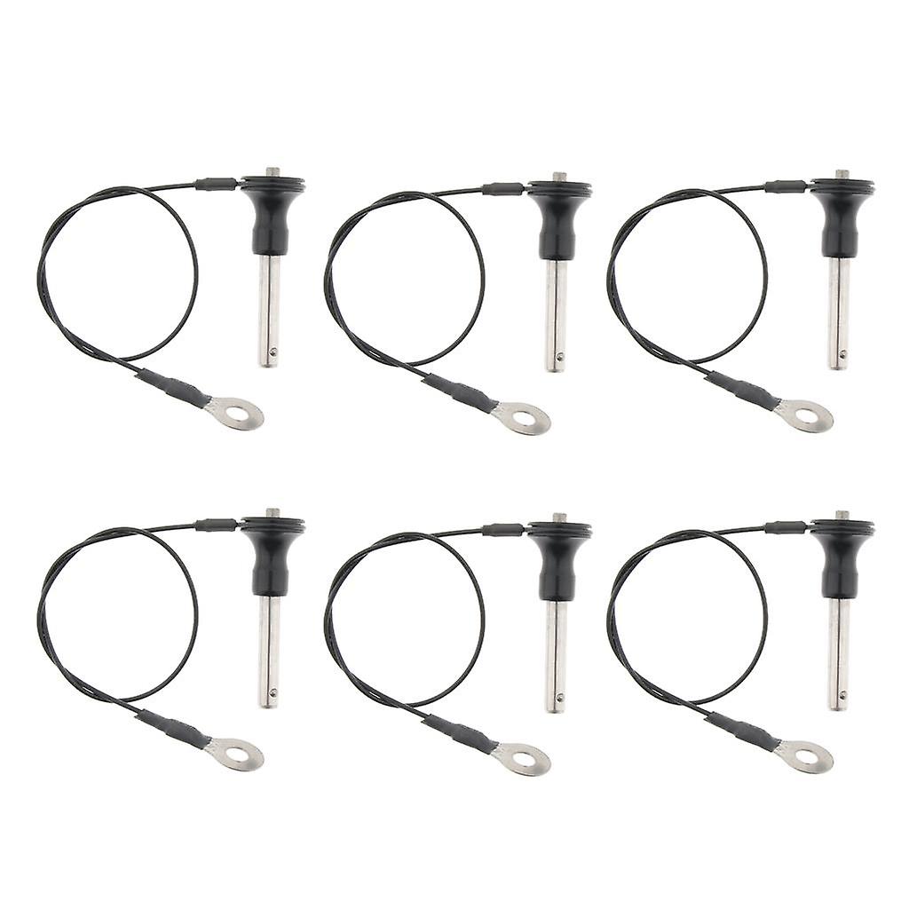 6x Metal Ball Lock Quick Release Pin Push Button Fine Finish 8mm-40mm