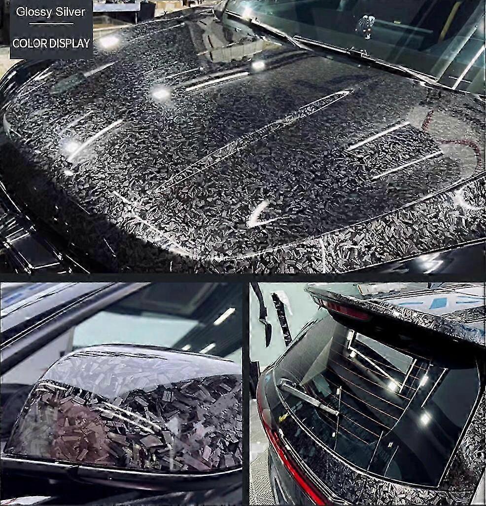 Removable Forged Carbon Vinyl Wrap