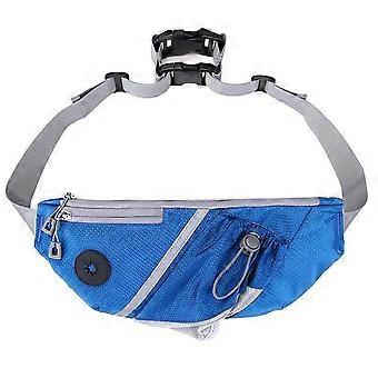 Dog Walking Artifact 2 in 1 Pet Dog Belt Bag Traction Rope Pet Dog Snack Bag Dog Leashes Waist Bag Outdoor Running Carrier Bag Pet Carriers