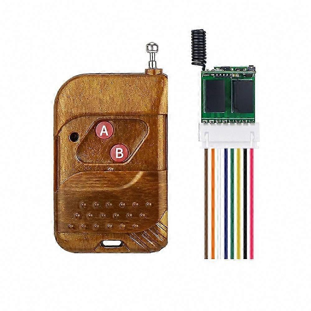 2CH Mini Wireless Remote Control Relay Switch DC3.7V-12V for LED Lights Access Control