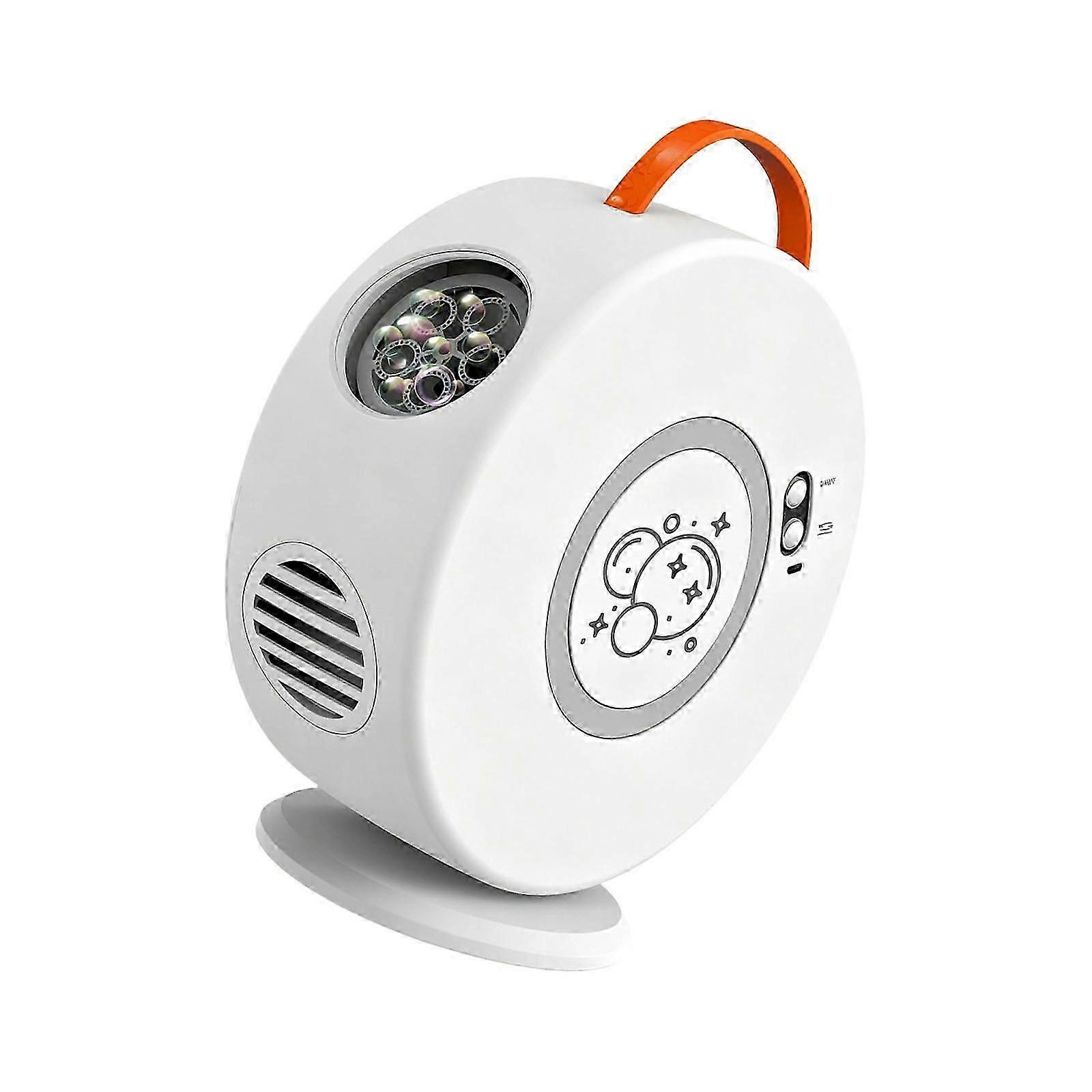 High-efficiency Bubble Machine with Adjustable Swing Range, Ideal for Special Occasions and Gatherings - White